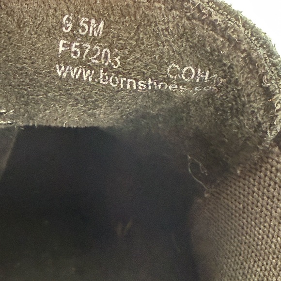 Born Black Suede Chelsea Pull On Boots 9.5 - Picture 8 of 9